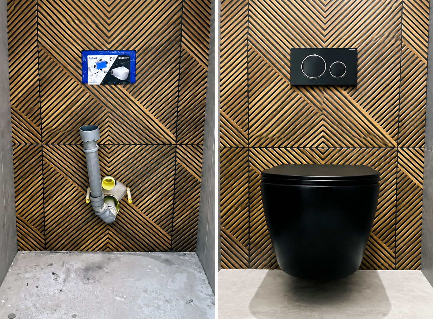 Montáž závesného WC